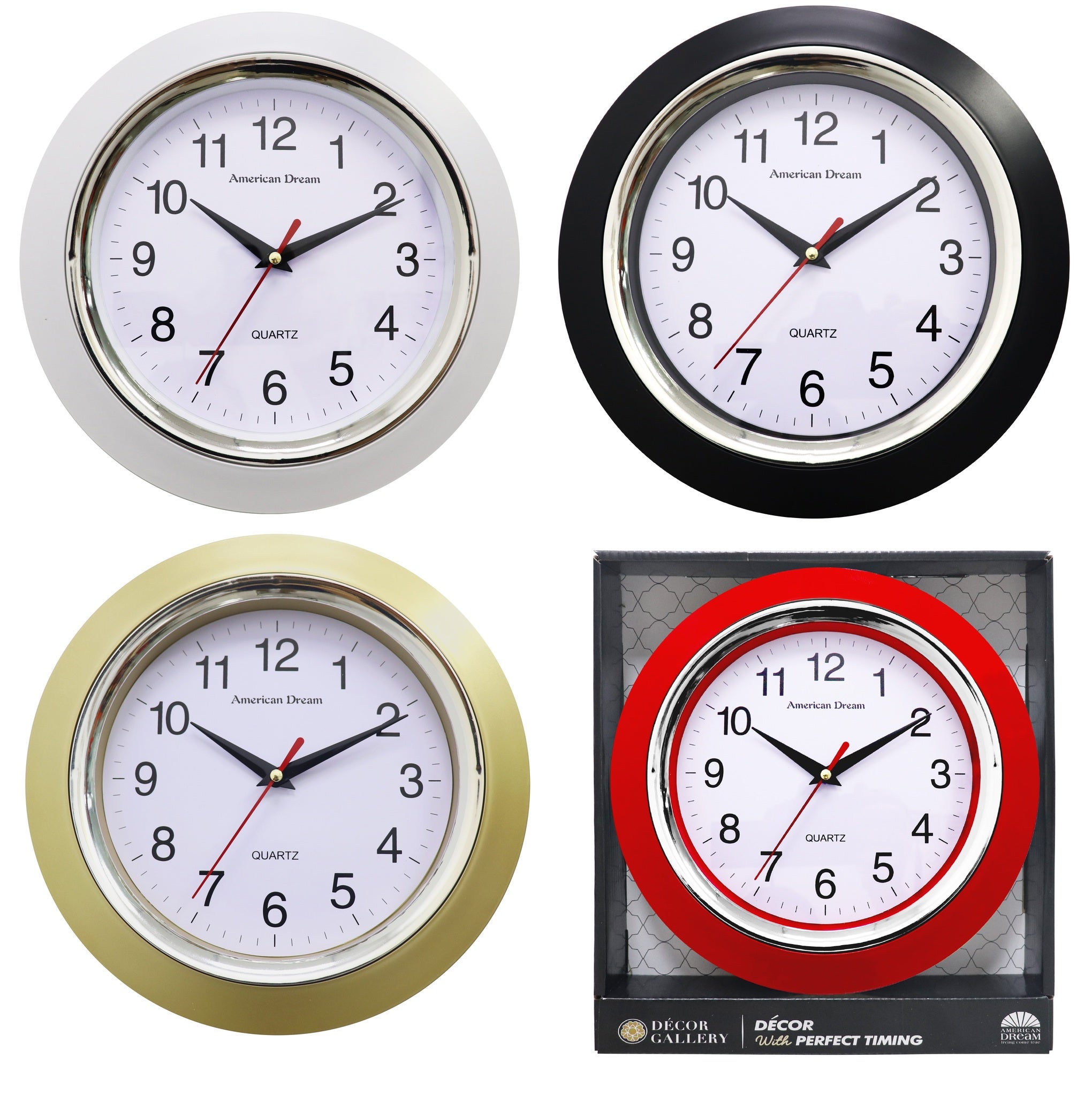 Kess InHouse JM1033ACL01 Wall Clock 12 Kess InHouse JM1033ACL01 Wall Clock 12